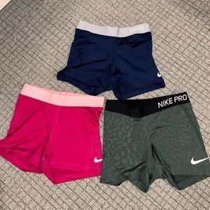 Nike Pro 3” Shorts - Small